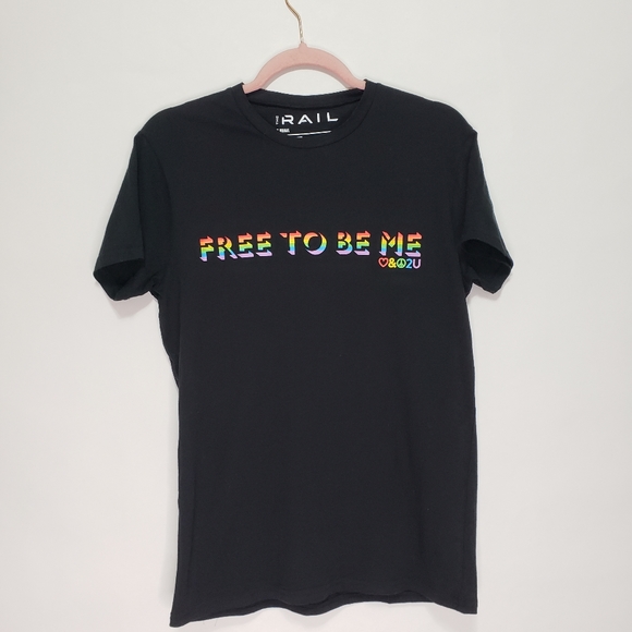 The Rail free to be me pride tshirt top - Picture 1 of 3